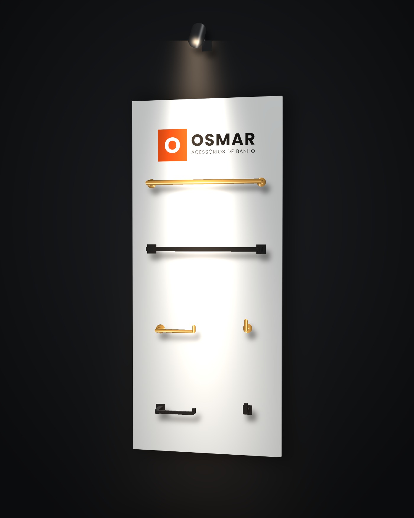 Expositor OSMAR De parede